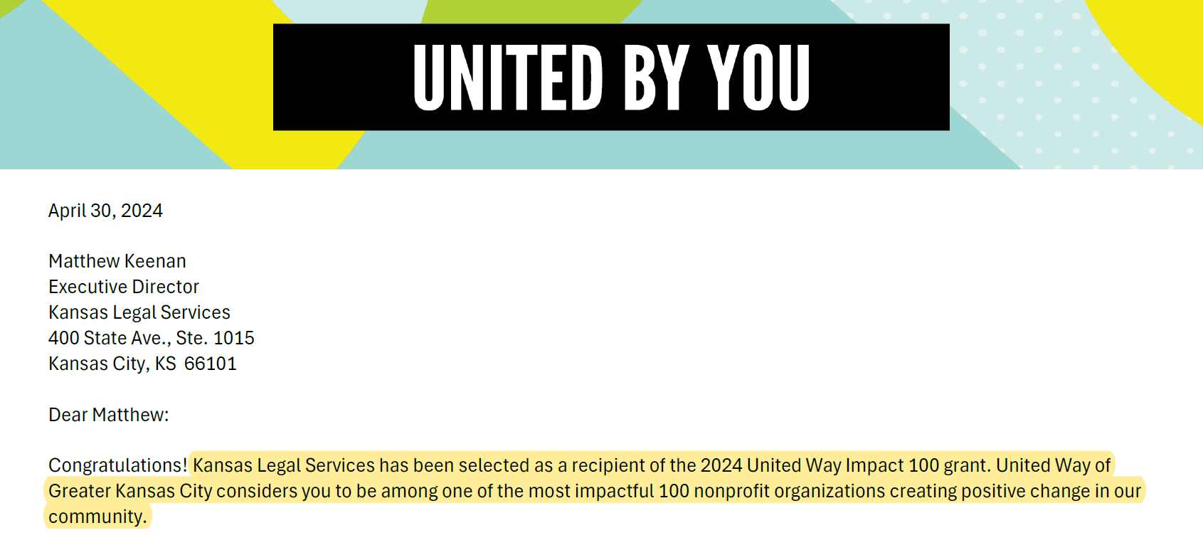 United Way Partner