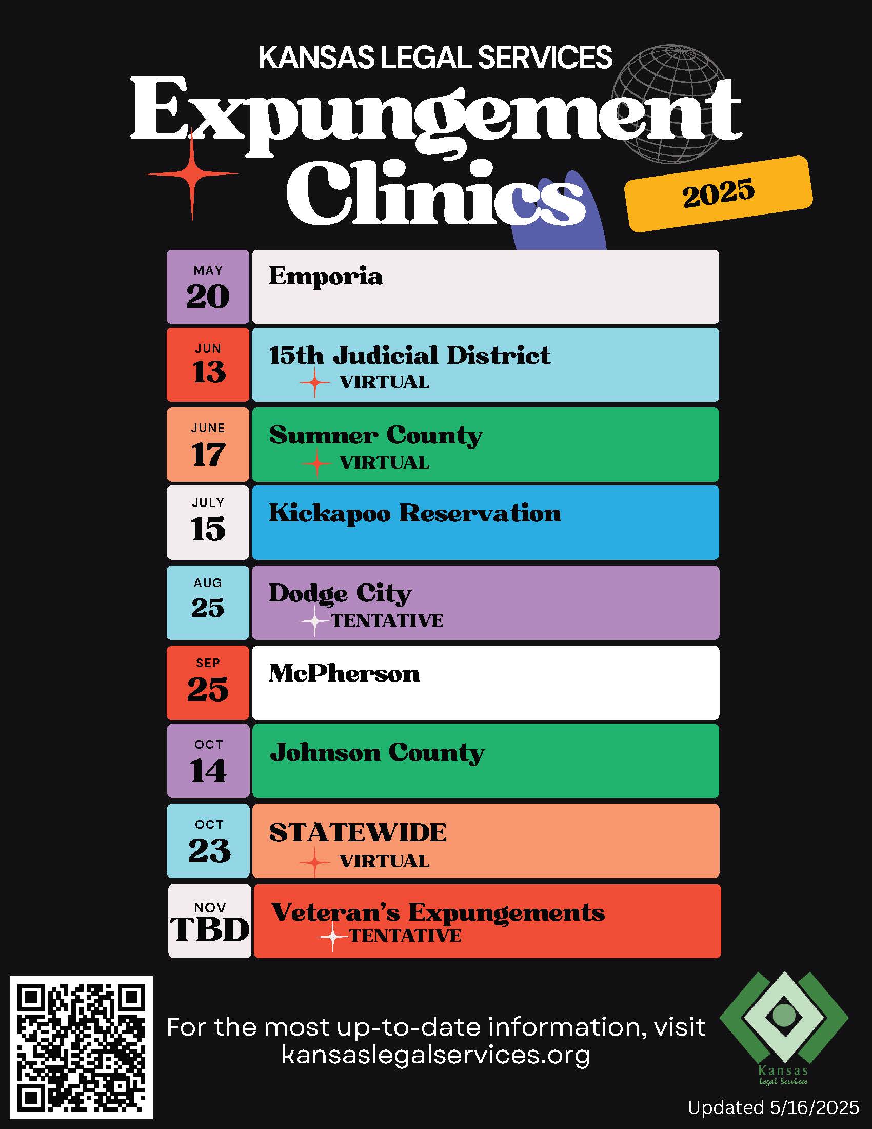 all clinics schedule
