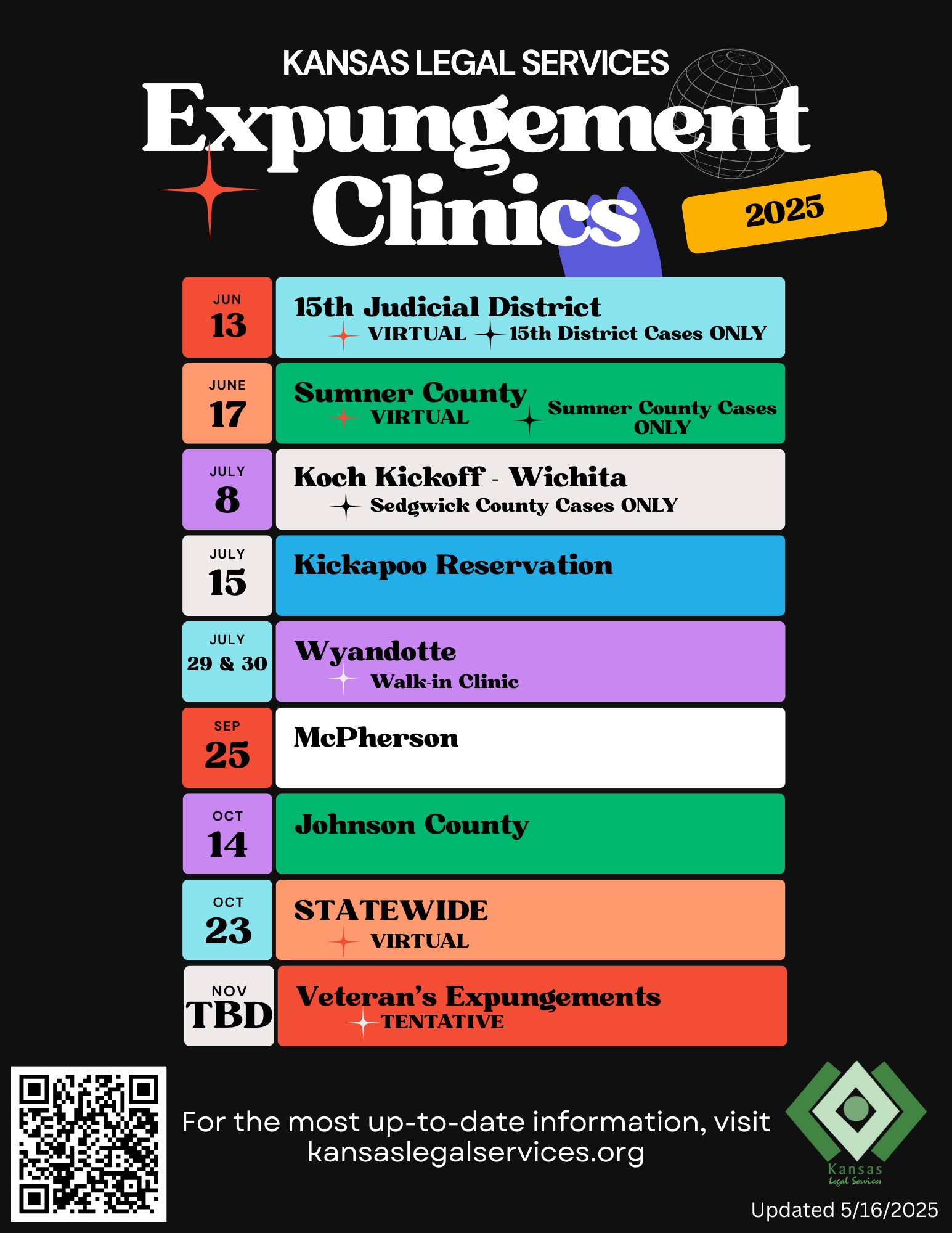 exp clinic schedule