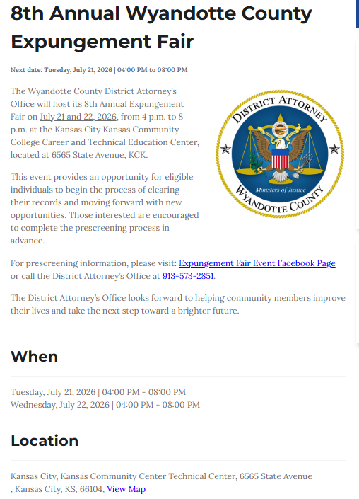 wyandotte co expungement