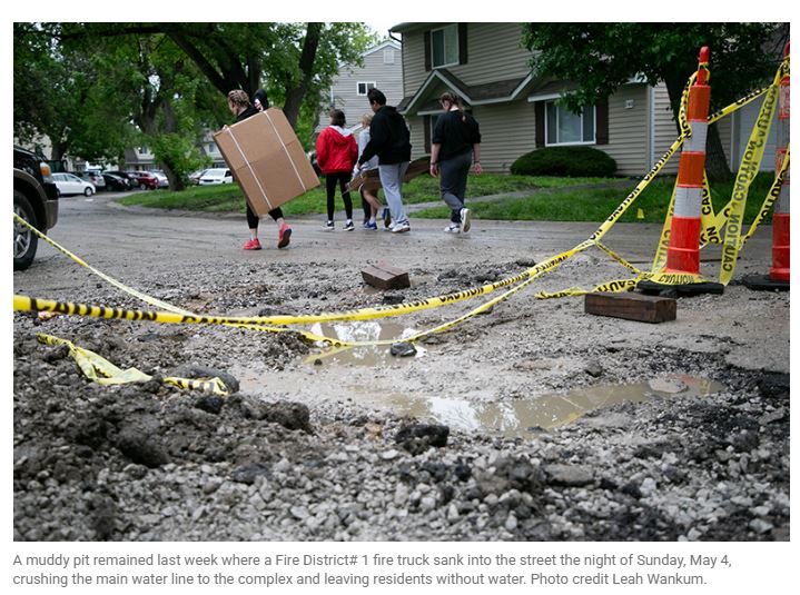 hole in street