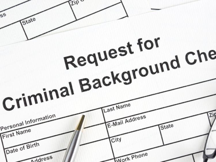 form to do a criminal background check