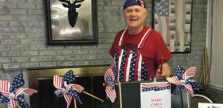 Eric Rosenblad as chili cooking contestant