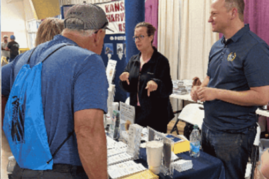 KLS table at state fair