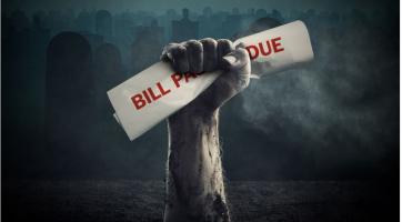 zombie debt holding bill due