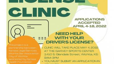 Driver's License Clinic in Wichita, May 4 Driver's License Clinic in Wichita, May 4